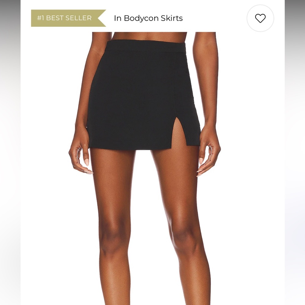 Steve Madden Cameron Mini Skirt in black